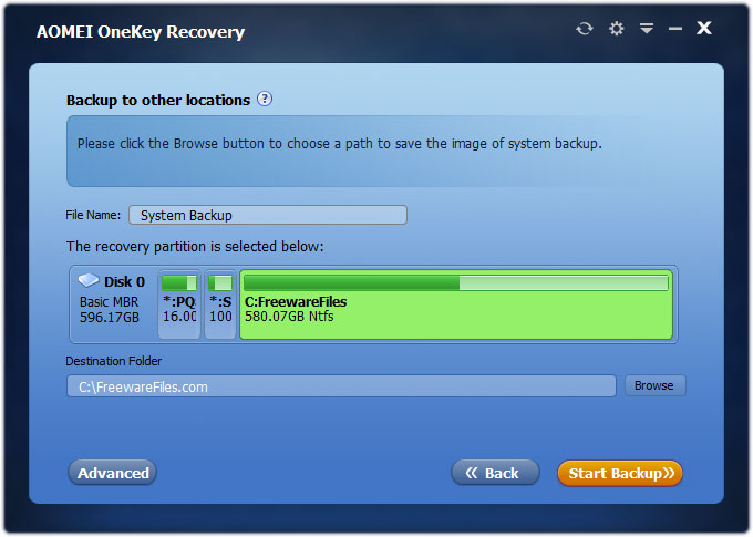 one key recovery backup.wsi download
